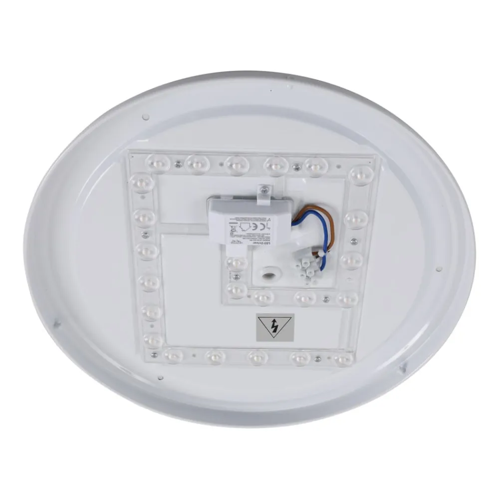 Lindby Udendørs Loftlamper > LED udendørs loftslampe Astera, hvid, 3.000 K, Ø 33 cm