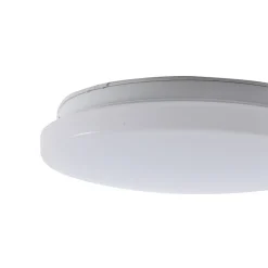 Lindby Terrassebelysning|Udendørs Loftlamper > LED udendørs loftslampe Kirkola, 4000 K, Ø 26 cm, hvid