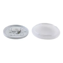 Lindby Terrassebelysning|Udendørs Loftlamper > LED udendørs loftslampe Kirkola, 4000 K, Ø 26 cm, hvid