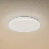 Terrassebelysning|Udendørs Loftlamper ^ Lindby LED udendørs loftslampe Kirkola, 4000 K, Ø 34 cm, hvid