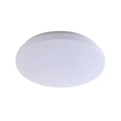 Terrassebelysning|Udendørs Loftlamper ^ Lindby LED udendørs loftslampe Kirkola, 4000 K, Ø 34 cm, hvid