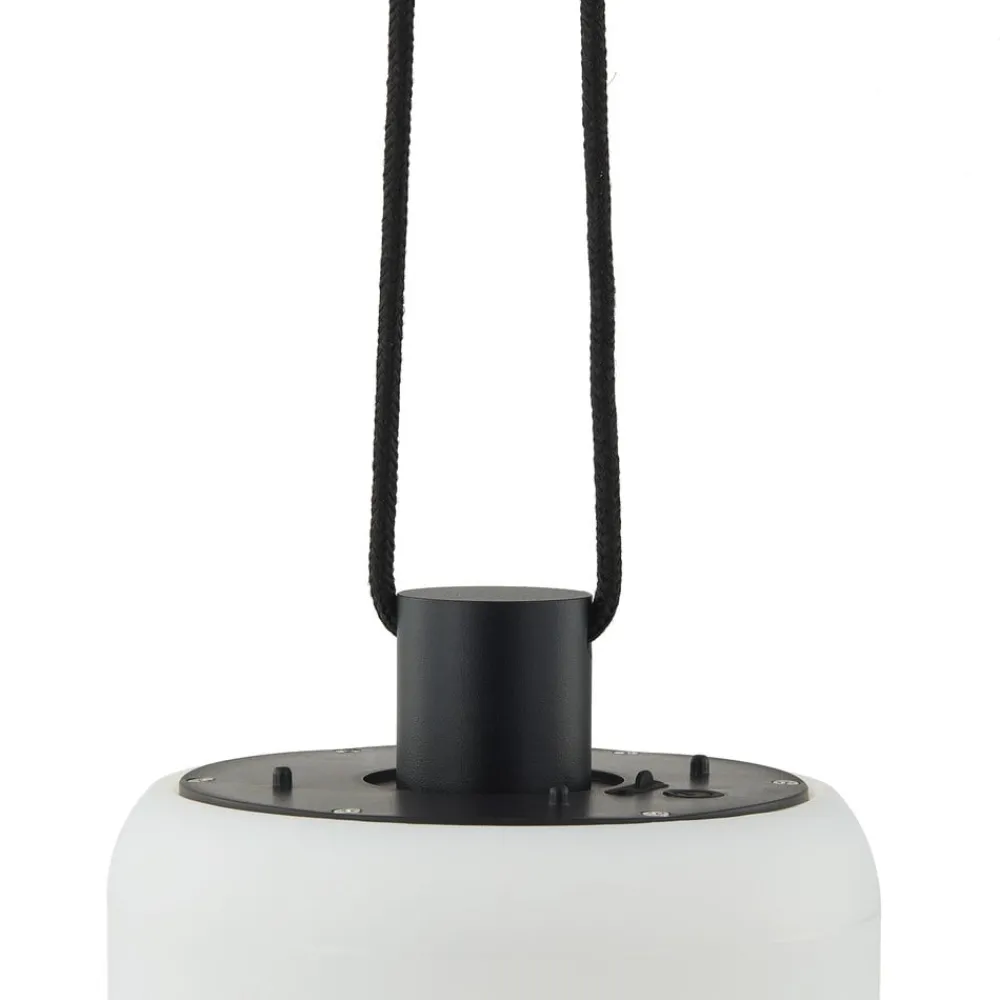 Lindby Udendørs Pendellamper > LED udendørs pendel Eleia, 2.700 K, 16 cm, genopladeligt batteri