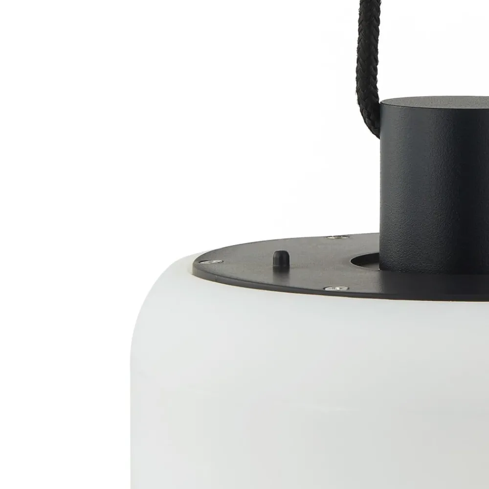 Lindby Udendørs Pendellamper > LED udendørs pendel Eleia, 2.700 K, 16 cm, genopladeligt batteri