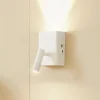 Væglamper|Væglamper ^ Lindby LED-væglampe Agit, hvid, metal, touchdæmper