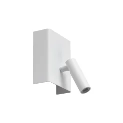 Væglamper|Væglamper ^ Lindby LED-væglampe Agit, hvid, metal, touchdæmper
