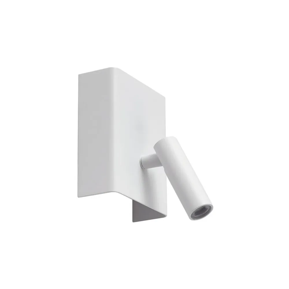 Væglamper|Væglamper ^ Lindby LED-væglampe Agit, hvid, metal, touchdæmper