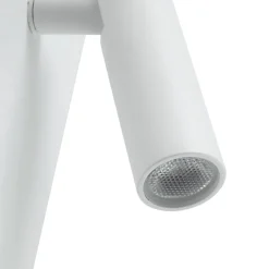 Væglamper|Væglamper ^ Lindby LED-væglampe Agit, hvid, metal, touchdæmper