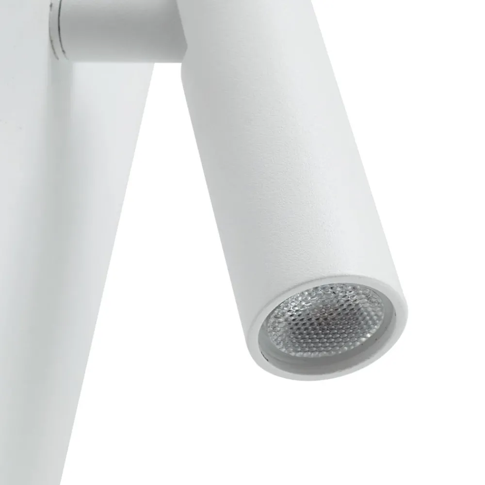 Væglamper|Væglamper ^ Lindby LED-væglampe Agit, hvid, metal, touchdæmper