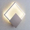 Lindby Gang|Pendellamper > LED-væglampe Anays, 32 cm x 32 cm, krom/klar