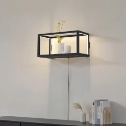 Lindby Gang|Væglamper > LED-væglampe Birta, stik, hylde, 51 cm, USB