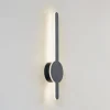Lindby Gang|Væglamper > LED-væglampe Borian, sort, aluminium, 40 cm