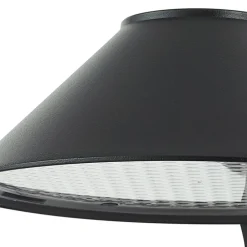 Lindby Terrassebelysning|Væglamper > LED-væglampe Capelo, sort, metal, Ø20cm