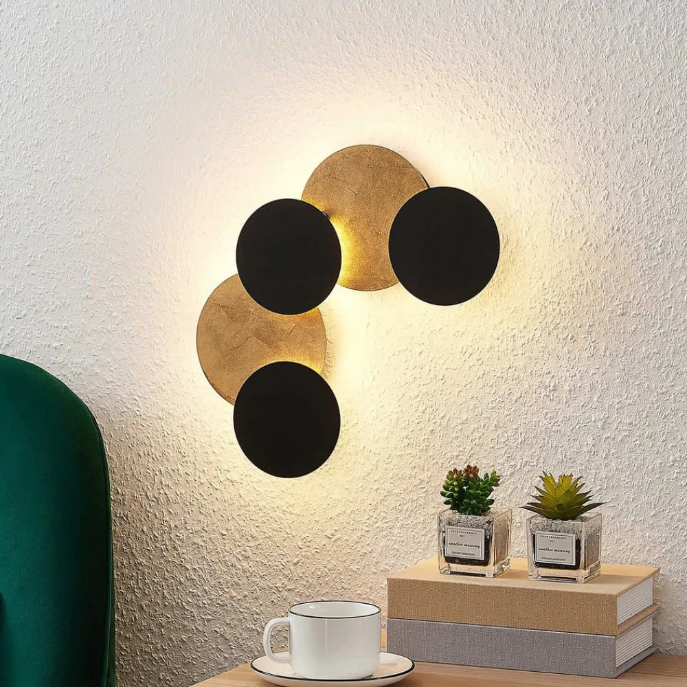 Væglamper ^ Lindby LED-væglampe Grazyna, 52 cm, 5 lyskilder, justerbar