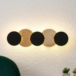 Væglamper ^ Lindby LED-væglampe Grazyna, 52 cm, 5 lyskilder, justerbar