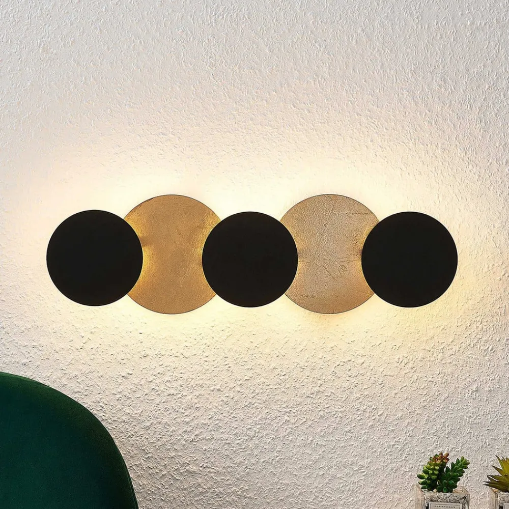 Væglamper ^ Lindby LED-væglampe Grazyna, 52 cm, 5 lyskilder, justerbar