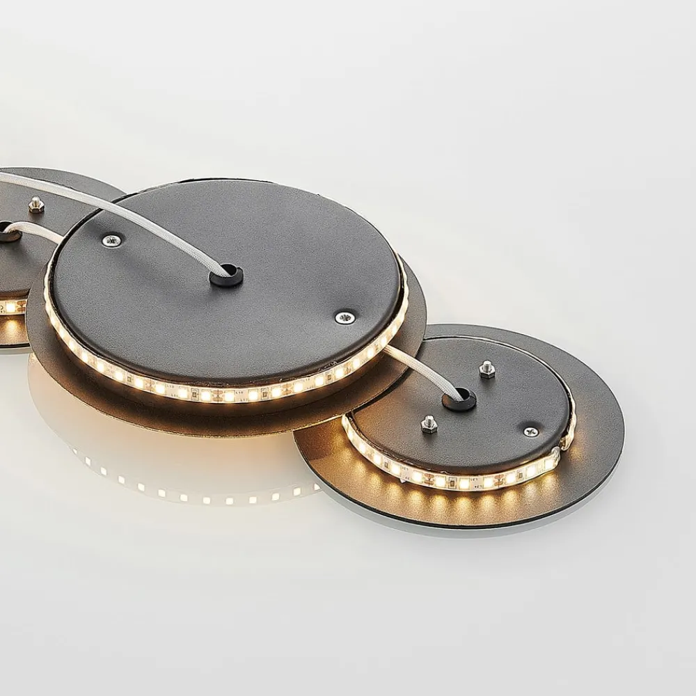 Væglamper ^ Lindby LED-væglampe Grazyna, 52 cm, 5 lyskilder, justerbar