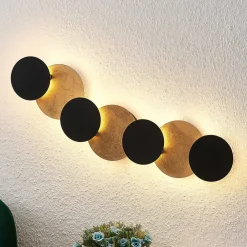 Gang|Væglamper ^ Lindby LED-væglampe Grazyna, 72 cm, 7 lyskilder, justerbar