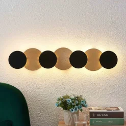 Gang|Væglamper ^ Lindby LED-væglampe Grazyna, 72 cm, 7 lyskilder, justerbar