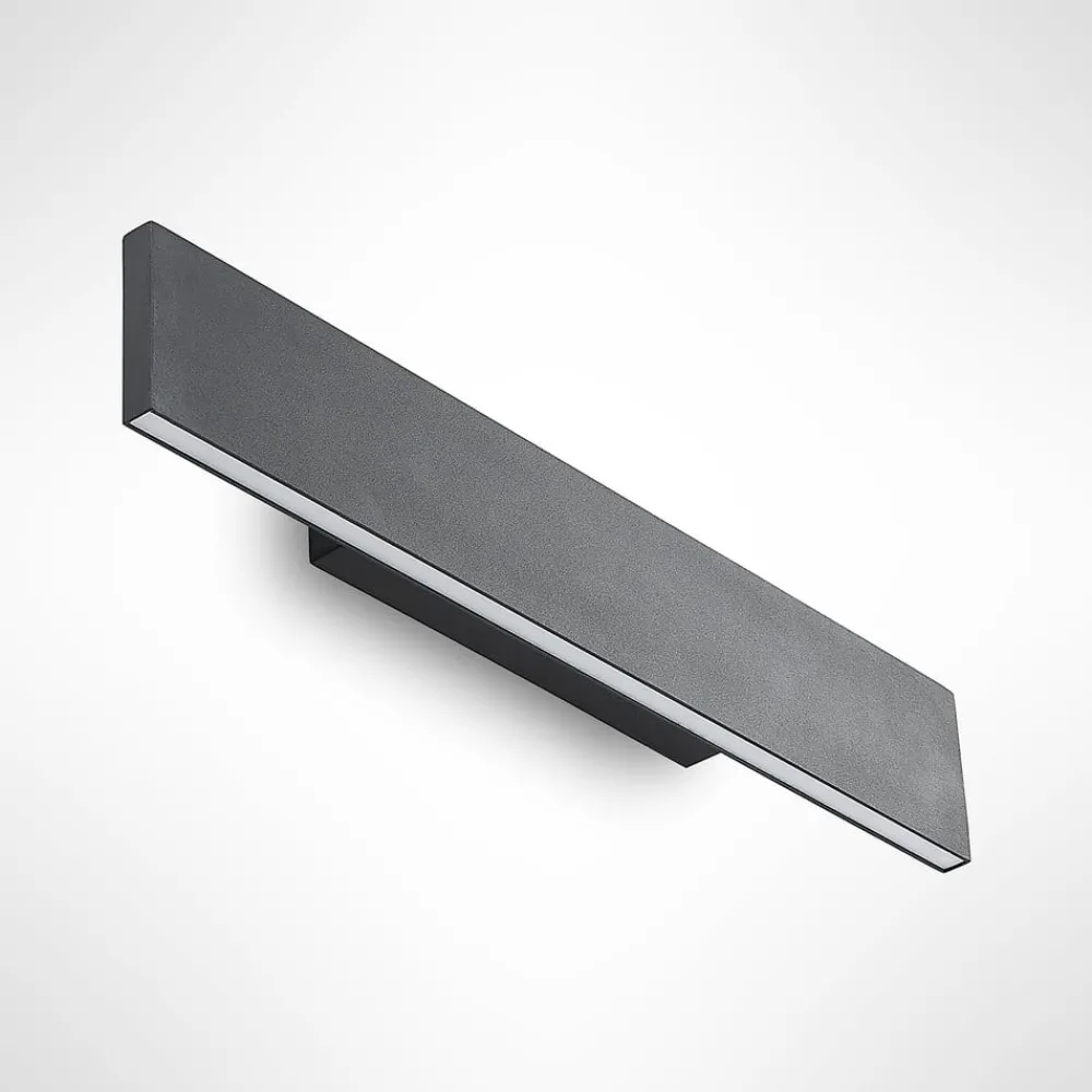 Lindby Pendellamper|Gang > LED-væglampe Ignazia, 47 cm, sort, metal, op/ned