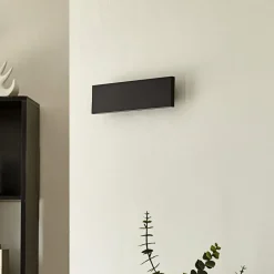 Lindby Gang|Pendellamper > LED-væglampe Ignazia, 28 cm, sort, metal, op/ned