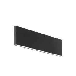 Lindby Gang|Pendellamper > LED-væglampe Ignazia, 28 cm, sort, metal, op/ned
