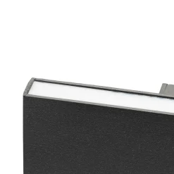 Lindby Gang|Pendellamper > LED-væglampe Ignazia, 28 cm, sort, metal, op/ned