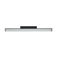 Lindby Væg- Og Spejllamper > LED-væglampe Kirka, sort, metal, IP44, 90 cm, CCT