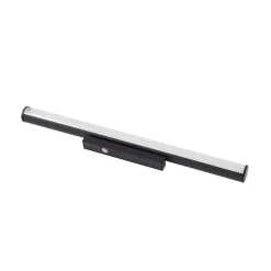 Lindby Væg- Og Spejllamper > LED-væglampe Kirka, sort, metal, IP44, 90 cm, CCT