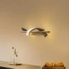 Lindby Væglamper|Væglamper > LED-væglampe Munja, sort, metal
