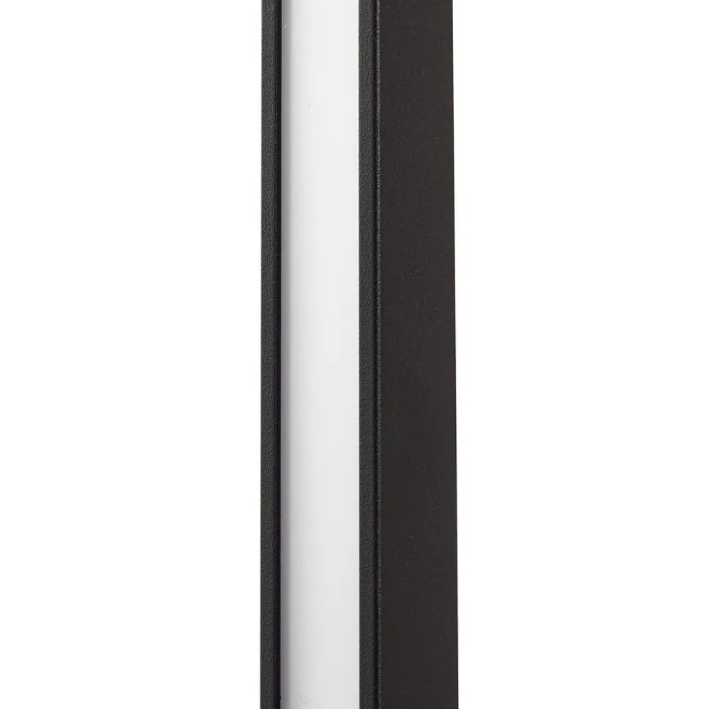 Lindby Terrassebelysning|Væglamper > LED-væglampe Neano, 80 cm, sort, metal, IP54