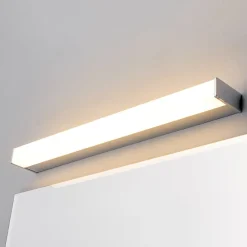 Lindby Gang|Væg- Og Spejllamper > LED-væglampe Philippa, kantet, 59 cm, krom, IP44