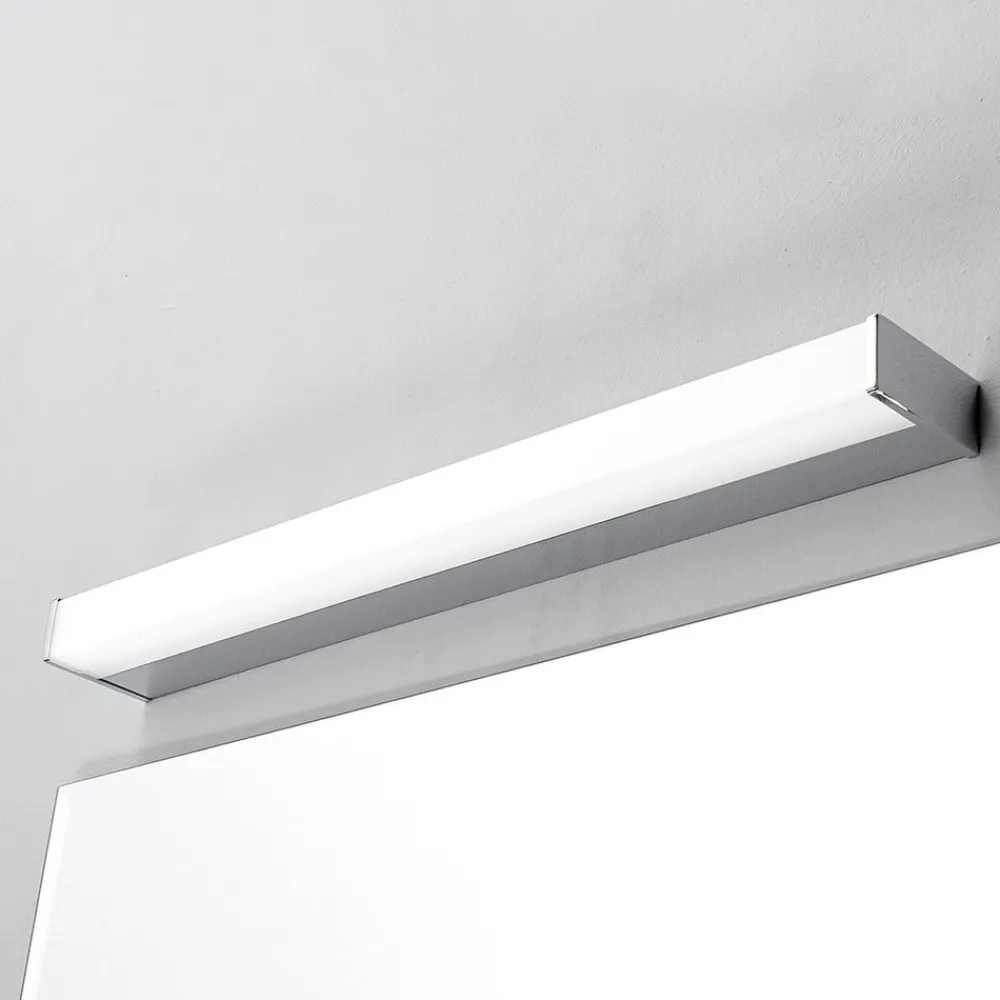 Lindby Gang|Væg- Og Spejllamper > LED-væglampe Philippa, kantet, 59 cm, krom, IP44