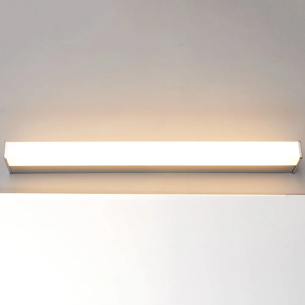 Lindby Gang|Væg- Og Spejllamper > LED-væglampe Philippa, kantet, 59 cm, krom, IP44