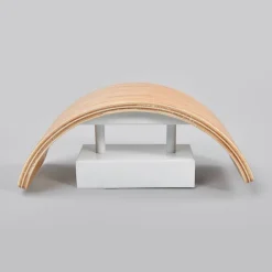 Væglamper|Væglamper ^ Lindby LED-væglampe Rafailia, bredde 23 cm, træ, 3.000 K