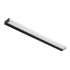 Lindby Væg- Og Spejllamper|Væglamper > LED-væglampe til badeværelset Ulisan, 89 cm, sort, kantet