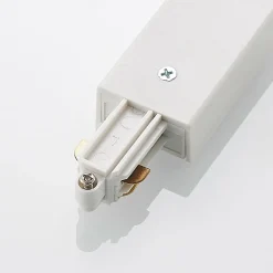 Lindby Skinnesystem > Linaro end feed, hvid, 1-faset system