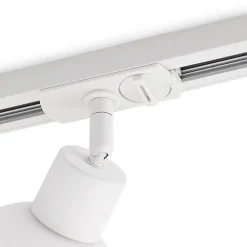 Lindby Skinnesystem > Linaro skinnespot, E14, hvid, Ø 10 cm, 1-faset