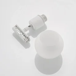 Lindby Skinnesystem > Linaro skinnespot, E14, hvid, Ø 10 cm, 1-faset