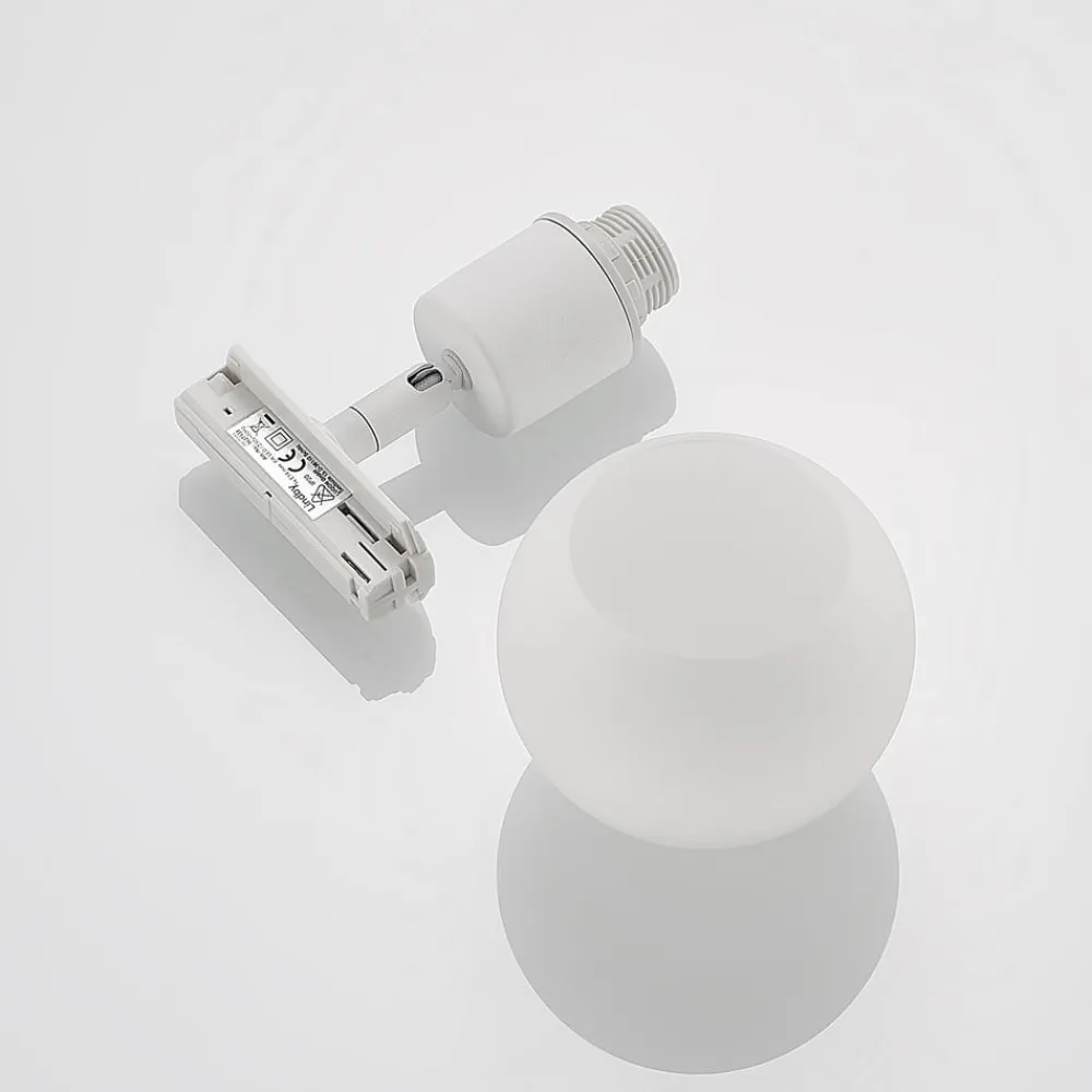 Lindby Skinnesystem > Linaro skinnespot, E14, hvid, Ø 10 cm, 1-faset