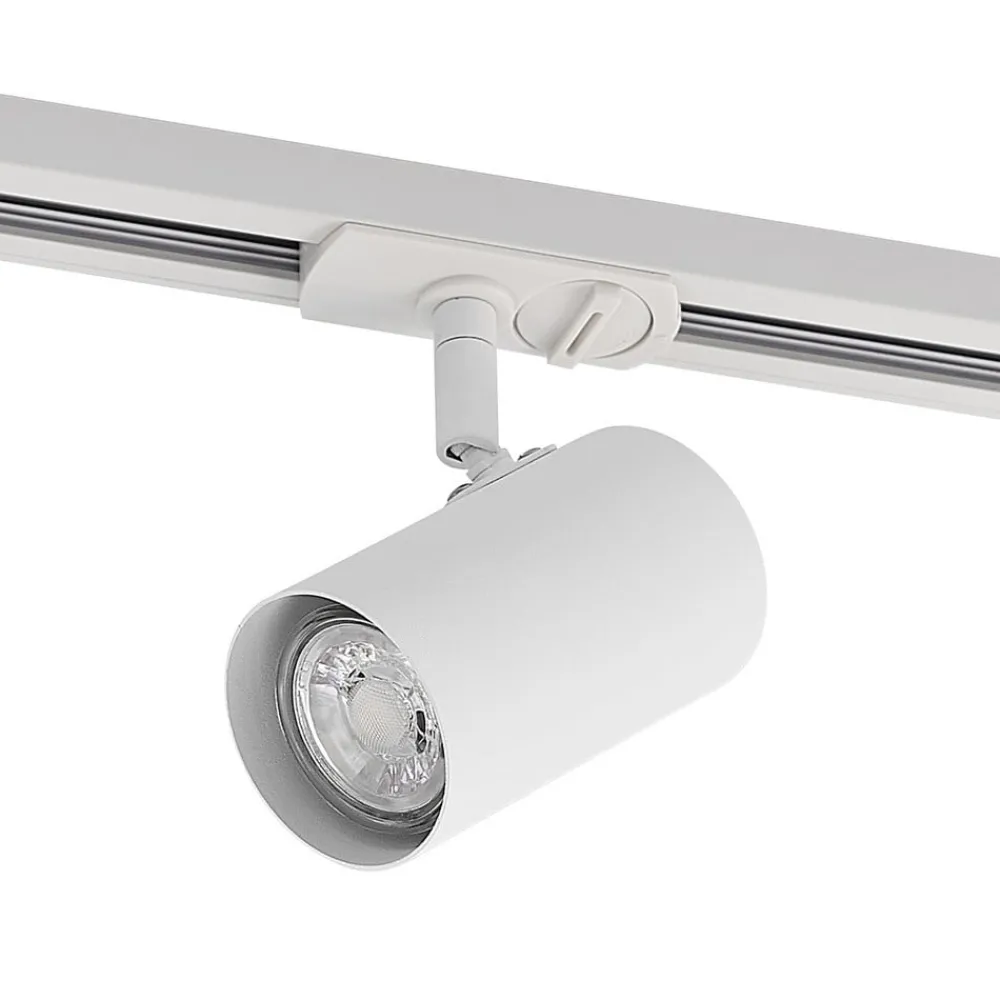 Lindby Arbejdsrum/Kontor|Gang > Linaro skinnespot, GU10, Ø 6 cm, hvid, 1-faset