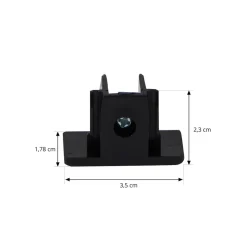 Skinnesystem ^ Lindby Linaro skinnesystem, GU10, 4 lyskilder, sort, Ø 9 cm