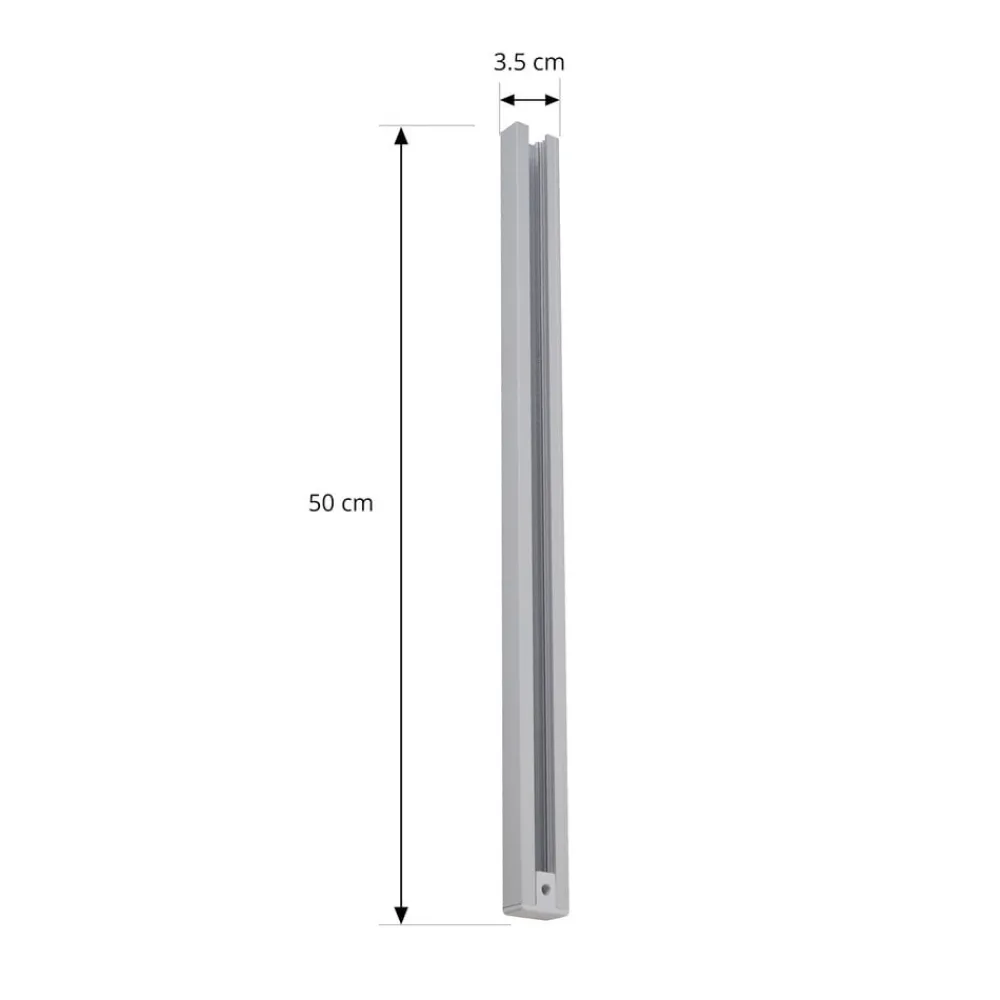 Lindby Arbejdsrum/Kontor|Gang > Linaro strømskinne, 50 cm, hvid, 1-fase skinne