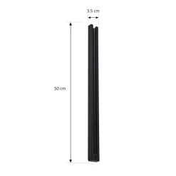 Lindby Arbejdsrum/Kontor|Gang > Linaro strømskinne, 50 cm, sort, 1-fase skinne
