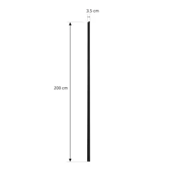 Lindby Arbejdsrum/Kontor|Skinnesystem > Linaro strømskinne, 2 m, sort, 1-fase skinne