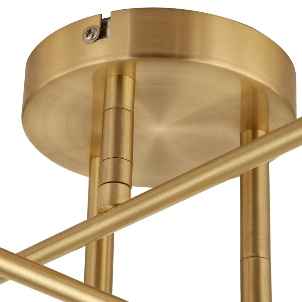 Lindby Gang|Loftlamper > loftlampe Aloria, 6 lyskilder, guld, metal, E27