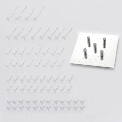 Gang|Loftlamper ^ Lindby loftlampe Annica, kantet, krom, metal, 42 cm