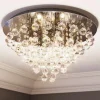 Lindby Loftlamper|Loftlamper > loftlampe Annica, rund, krom, metal, Ø 46cm