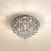 Lindby Loftlamper|Loftlamper > loftlampe Antonino, 4 lyskilder, krom, krystal, 35 cm