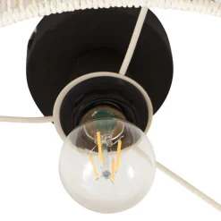 Lindby Gang|Loftlamper > loftlampe Anuva, beige natur, papir, Ø 45 cm