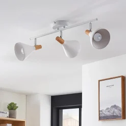 Loftlamper|Loftlamper ^ Lindby loftlampe Arina, 53 cm, hvid, 3 lyskilder, E14